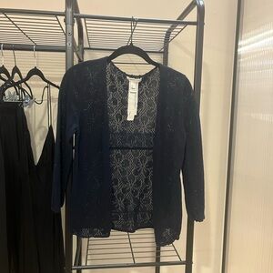 Mango Sheer Cardigan